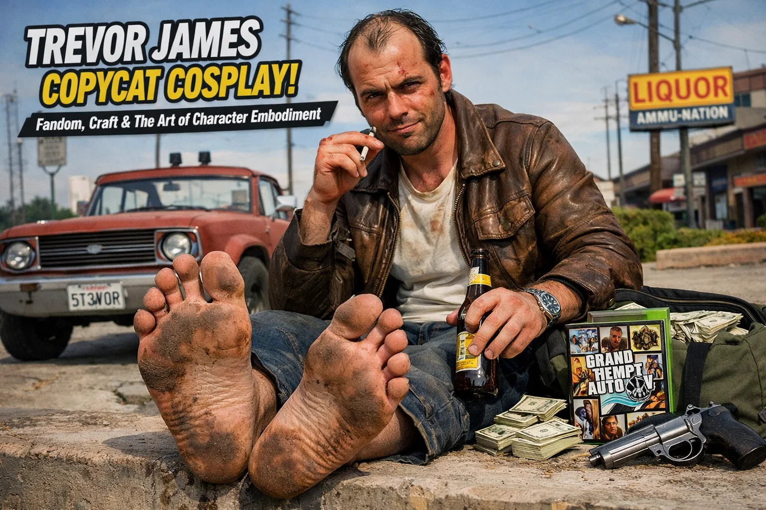 Trevor James Copycat Cosplay Feet