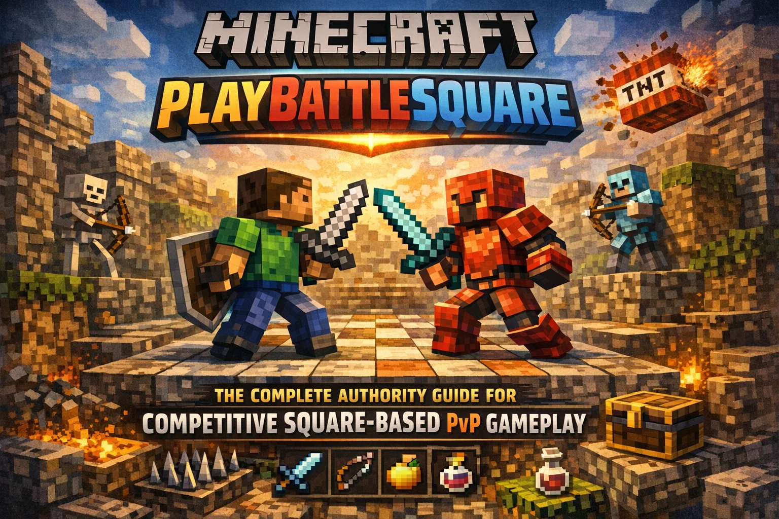 Minecraft PlayBattleSquare