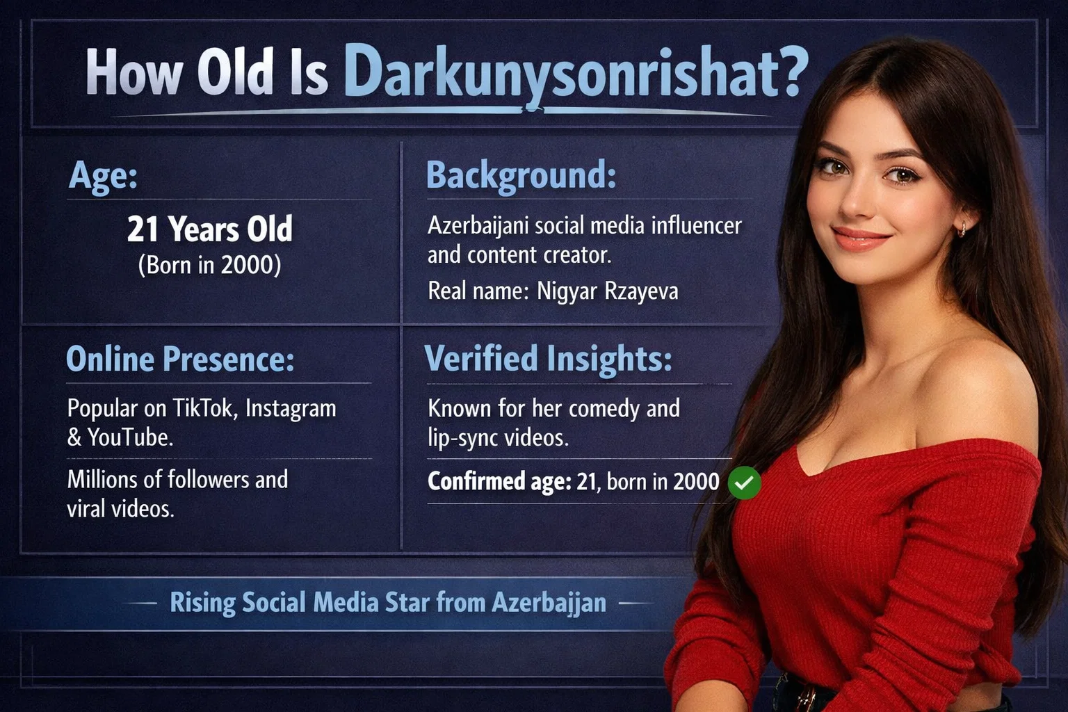 How Old Is Darkunysonrishat