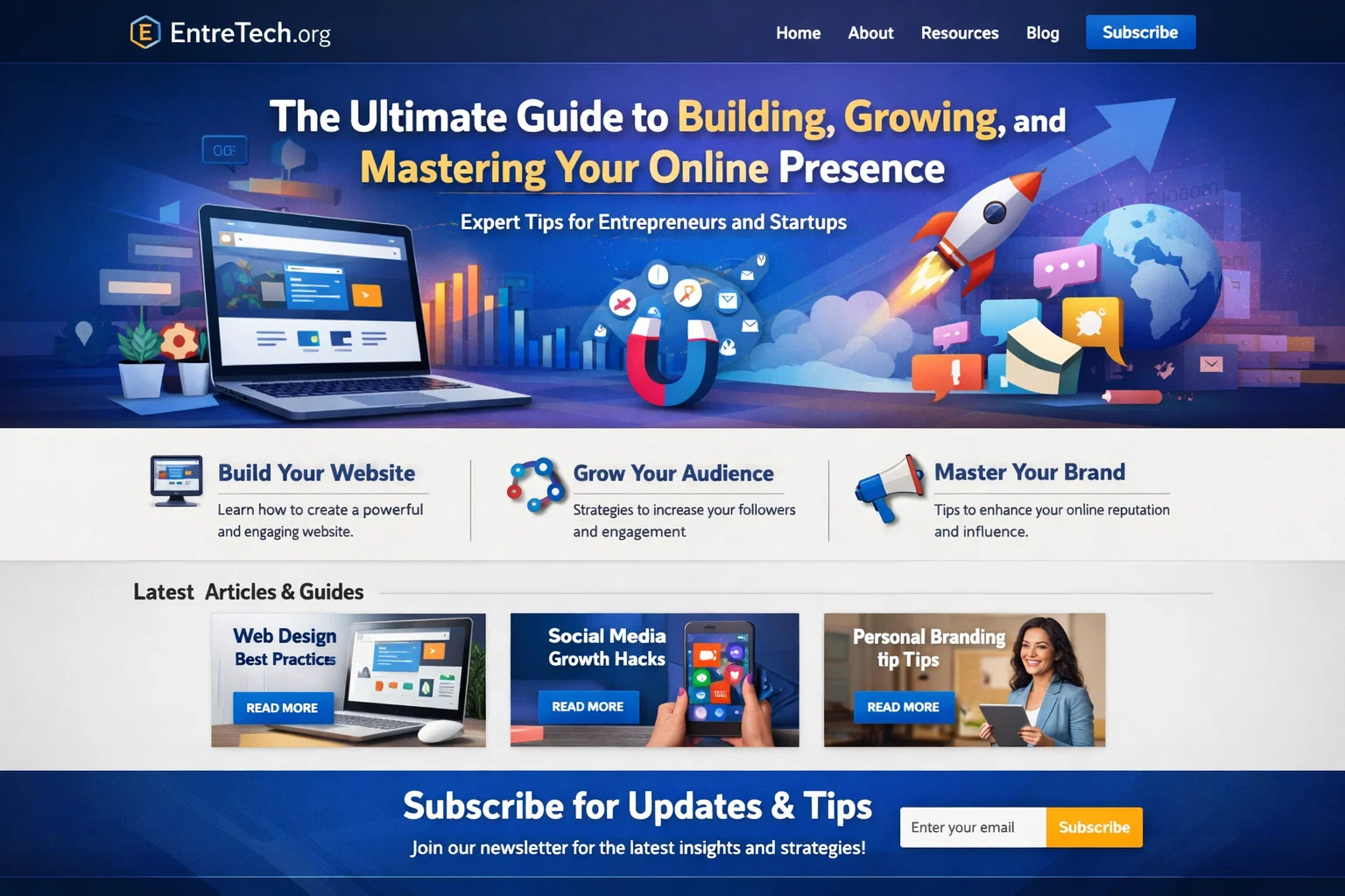 A website entretech.org blog