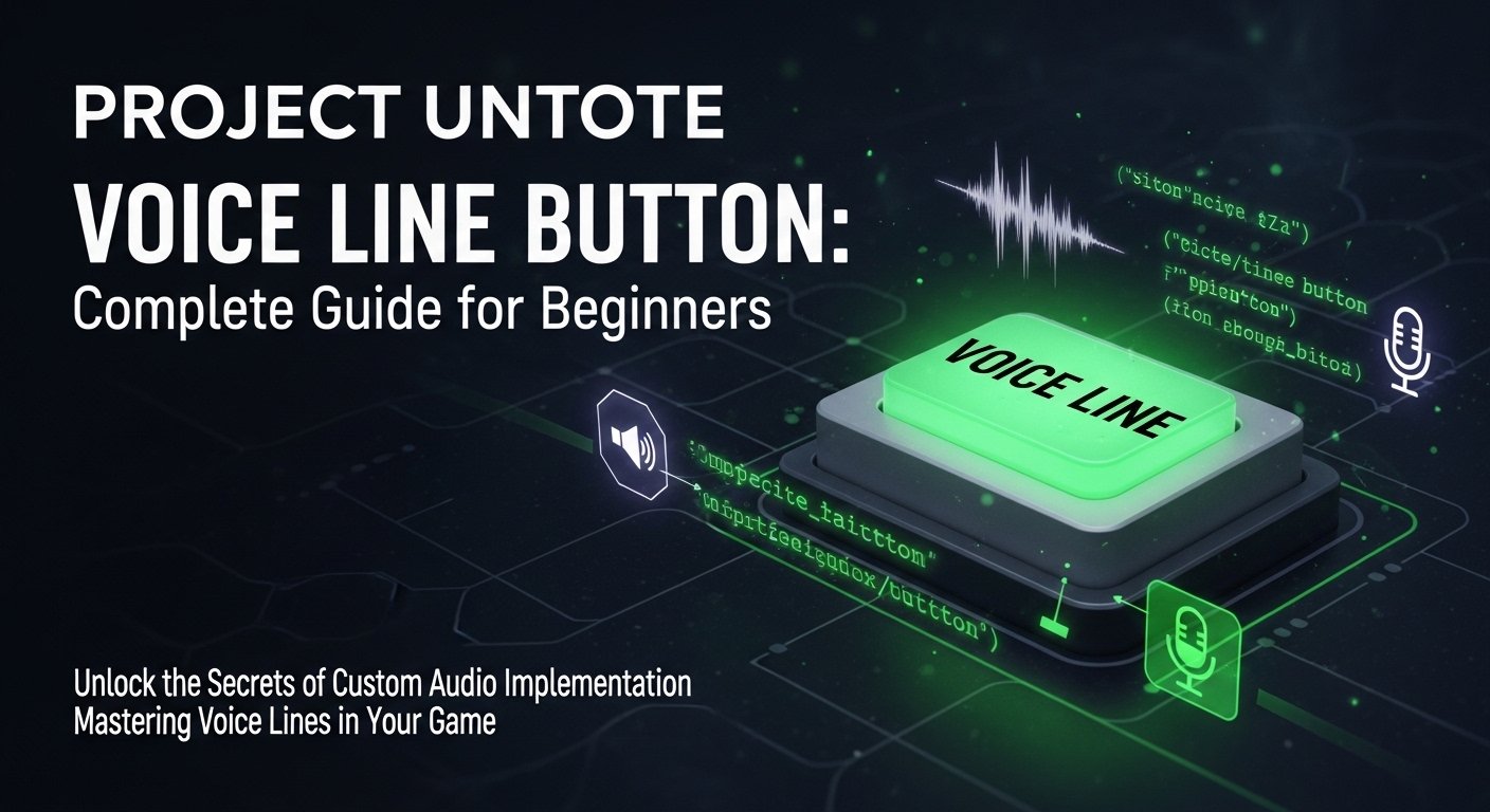 Project Untote V Oice Line Button